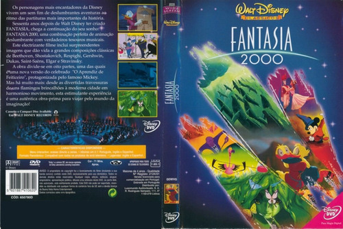 Fantasia 2000  1ª Edição Classica 1998 Rarissimo