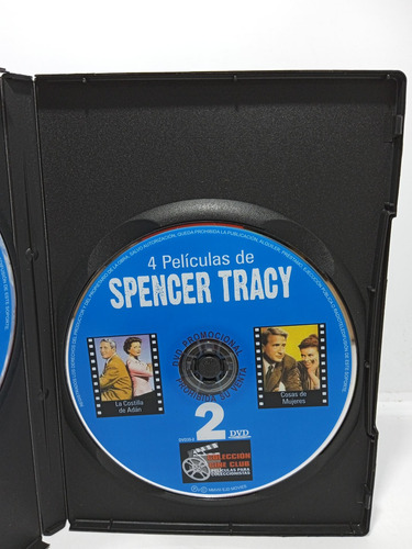 Imagen 5 de 6 de 4 Películas De Spencer Tracy - 2 Cd's - Colección Cine Club