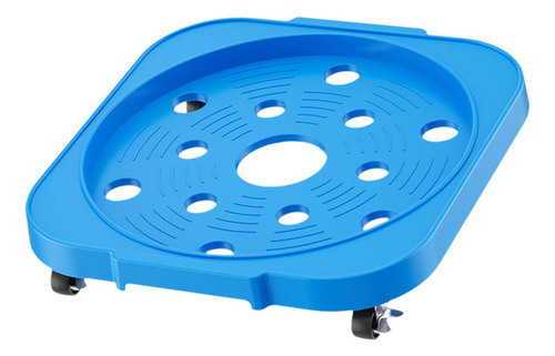 Soporte Móvil For Tanques De Gas Con Base Resistente Azul Y