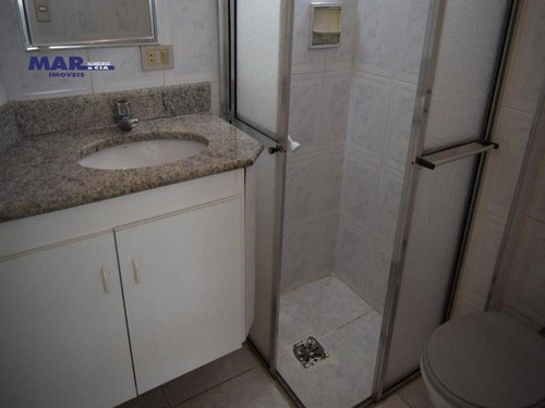 Imagem 6 de 9 de Apartamento À Venda No Guarujá, Próximo Da Praia, Sacada, 01 Vaga De Garagem. - Ap8093