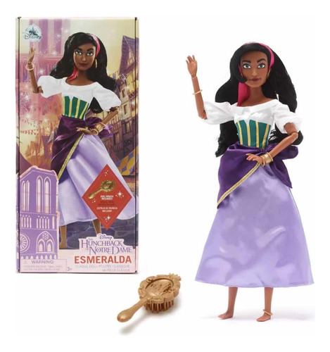 Esmeralda Muñeca Con Cepillo El Jorobado Notredame Disney