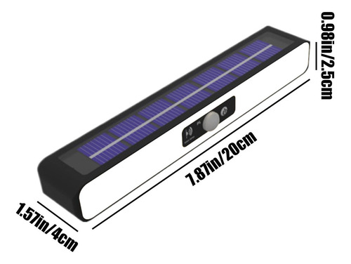 Luz De Seguridad Para Valla Luces Con Sensor Para Exterior L