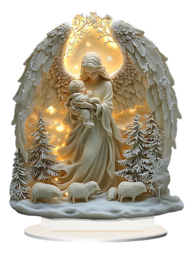 Escena De Natividad De Ángel De Navidad 2d, Estilo B