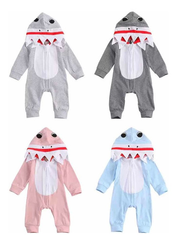 Mameluco Bebe Tiburon  Pijama Baby Shark