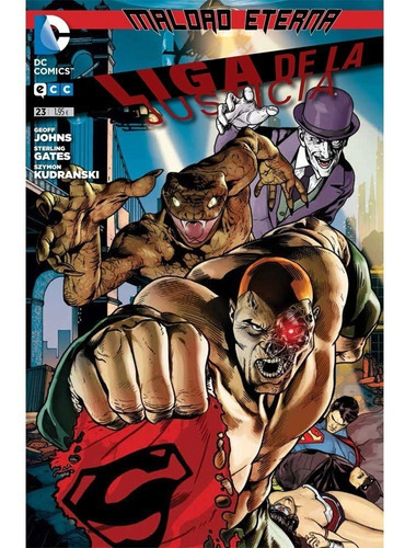 Liga De La Justicia No 23, De Geoff Johns. Editorial Ecc, Tapa Blanda En Español, 2014