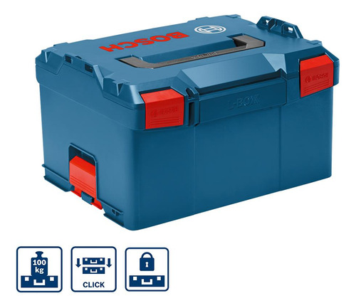 Maletín De Transporte Bosch L-boxx 238 Apilable Color Azul