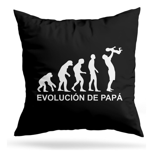 Cojin Deco Evolución De Papá (d1116 Boleto.store)