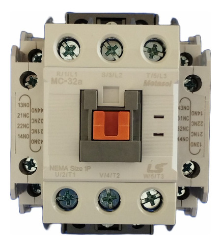 Contactor Ls Mod. Metasol 32amp Ac3, No+nc , Bobina 220vac