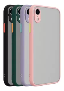 Funda Skin Silicona Mate Para iPhone 6 7 8 Plus X Xr Xs Max