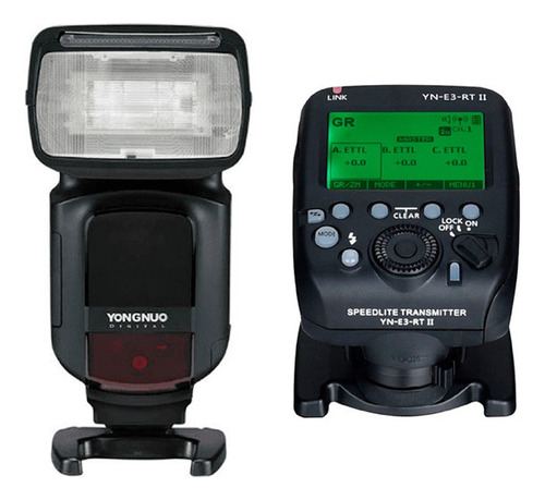 Combo Flash Yongnuo Yn-968ex Rt Ttl  + Receptor Yne3 Rt Ii