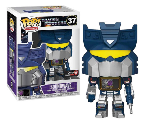 Transformers Funko Pop Soundwave Gamestop Sticker #37