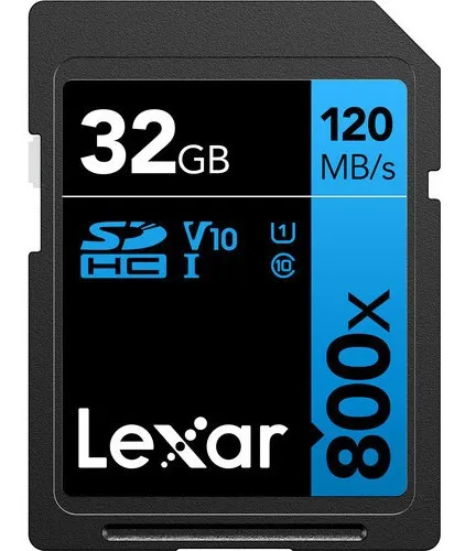 comprar Memoria Lexar 32gb 800x Sdhc Class 10, U1, V10 120mb\u002Fs Rea