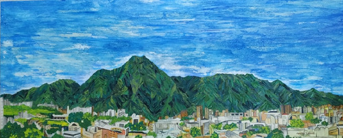 Cuadro De El Avila. Obra De Arte. Pintura Paisaje Venezolano