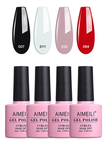 Aimeili Esmalte De Uñas De Gel Soak Off U V Led Esmalte De U