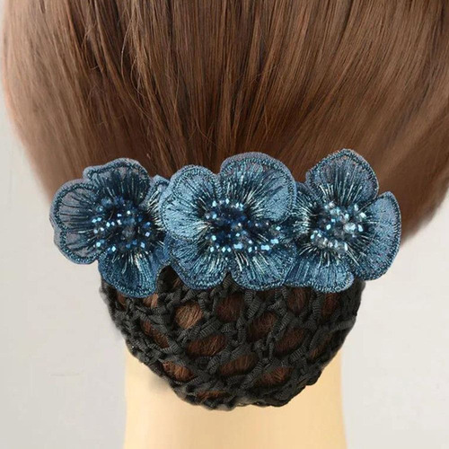 Moño Para El Pelo, Lazo, Ganchillo, Rosa, Moño Con Clip De P