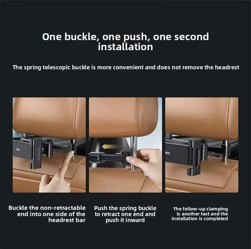 Soporte Universal En Cabecera De Auto Para Smartphone Tablet