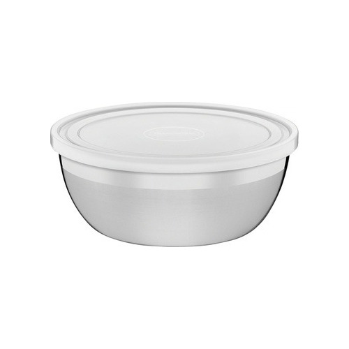 Bowl Tramontina Freezinox Con Tapa 1.61 Lts Acero Inoxidable