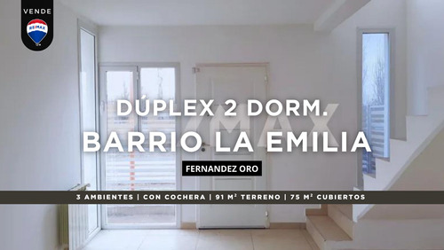 Duplex 2 Dormitorios En Venta! Fernandez Oro