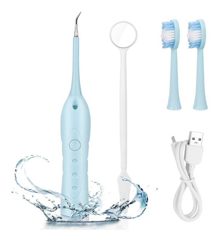 Eliminador De Calculo Dental Electrico Con 3 Cabezales