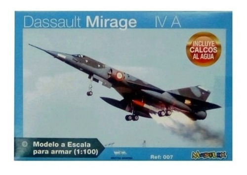 Dassault Mirage Iv A Escala 1/100 Modelex 007