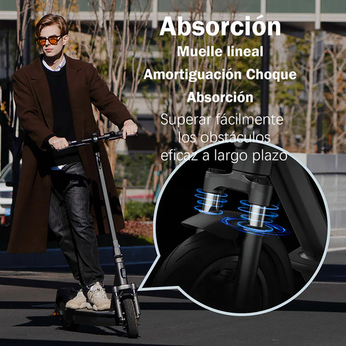 Scooter Eléctrico Yadea Ks6 Pro Color Gris con Negro