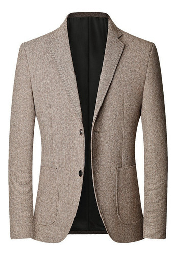 Saco Blazer Hombre Moda Formal Confort Slim Fit Dos Botón