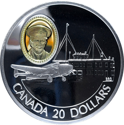 Moneda Canadá, 20 Dólares 1993- L14 S. Electra - Plata / Oro