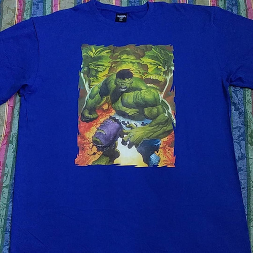 Remeras Camisetas Estampadas De Hulk En Varios Diseños