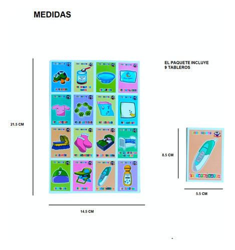 Loteria Baby Shower Diversion Entretenimiento