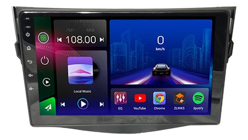 Stereo Gps Android 13 Pantalla Cam Toyota Rav4 Cplay 4+64
