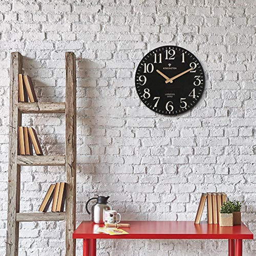 Nikky Home Reloj De Pared Silent Quartz Analog Round X 12