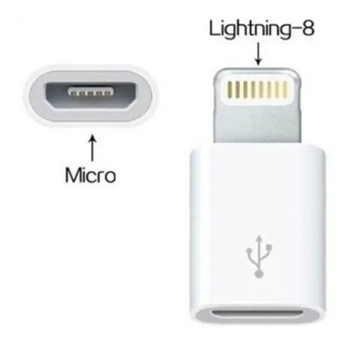 Adaptador Micro Usb A Lightning Para iPhone
