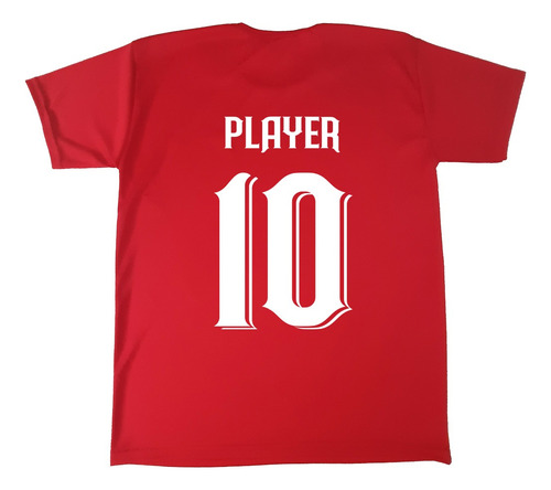 Camiseta De Futbol Arsenal Números Personalizados Pack 10