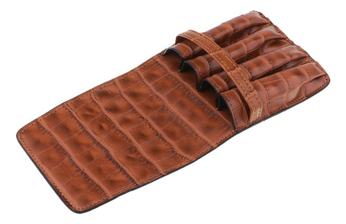 Estilográfica Bolígrafos De Material Cuero Bolsa Estuche