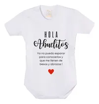 Comprar Body Estampado Anuncio Embarazo Papá Tía Tío Abuelos Abuela 