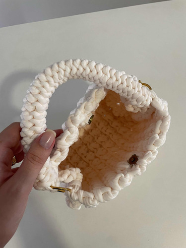 Bolsa De Crochê Luxo