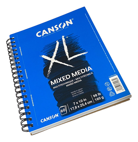 Cuaderno Dibujo O Acuarela Canson Xl Mix Media 18x25cm 60hj