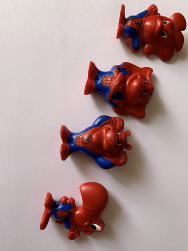 Colección 4 Figuras Completa Spiderman- Kelloggs Originales (Usado)