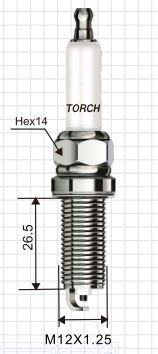 Bujia Torch Lzkar6c-11 Nissan Tiida Clio 1.2 16v Kwid