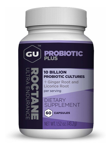 Gu Energy Roctane Probiotic Plus - Extracto De Raz De Regali