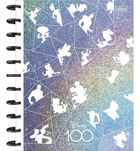 Caderno Tilidisco Disney 100 10 Matérias 160 Fls - Tilibra Cor Colorido