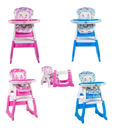 Silla De Comedor Para Comer De Bebe Ebaby 3 2 1 Mesa Carpeta