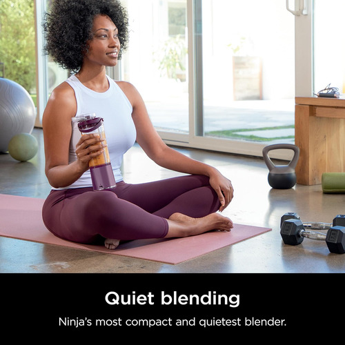 Licuadora Portátil Ninja Bc151pr Blast, Inalámbrica, 18 Oz.