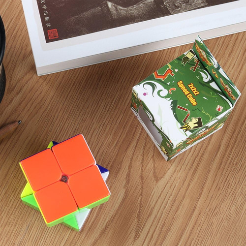 D-fantix Cyclone Boys 2x2 Speed ??cube Sin Pegatinas 2 Por 2
