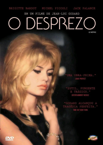 O Desprezo - Dvd - Brigitte Bardot - Michel Piccoli - Godard