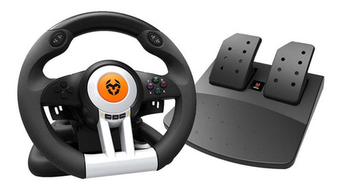 Kit Volante Con Pedales Krom K-wheel Ps4 Xbox One Pc