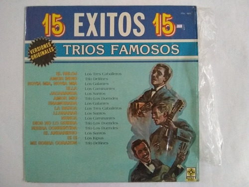 Lp 15 Éxitos Tríos Famosos Trío Delfines Los Galantes Acetat