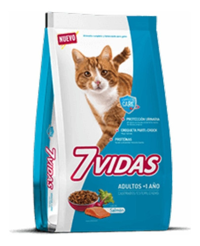 Alimento 7 Vidas Gato Adulto Salmón 10kg