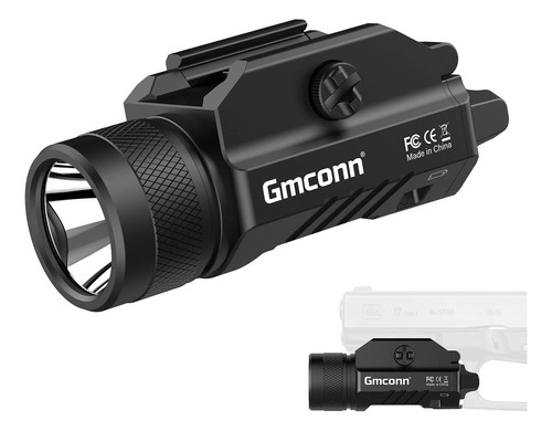 Gmconn Linterna Táctica De 1200 Lúmenes, Pistola, Luz Led Mo