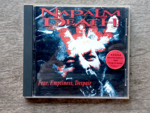 Cd Napalm Death - Fear, Emptiness, Despair (1994) Usa R10